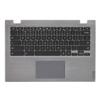 Grey Palmrest Touchpad w/Keyboard Assembly Top Case for Lenovo Chromebook 14 14e (81MH) 5CB0S95226