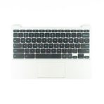 Asus Chromebook 11 C202SA New Silver Palmrest w/Touchpad Keyboard 90NX00Y1-R30120