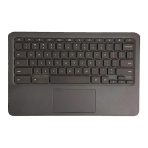 Replacement for HP Chromebook 11A G6 EE (Touch) Laptop Upper Case Palmrest Keyboard Touchpad Assembly L52192-001 L92224-001