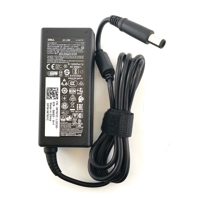 Dell Latitude 3140 Ac-adapter Charger 19.5V 3.34A 65W 7.4mm*5.0mm w/Cord 9RN2C - Image 1