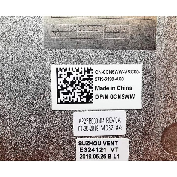CN5WW Dell Latitude 5400 Laptop Bottom Cover Case - Image 3