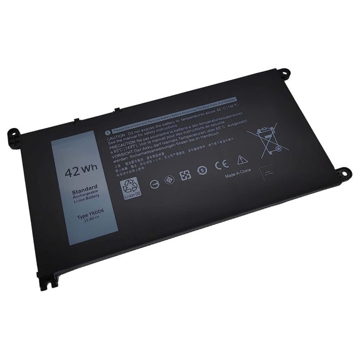 WJPC4 Dell Latitude 3310 2-in-1 Replacement Battery Dell 11.4V 3-Cell 42WHr - Image 2