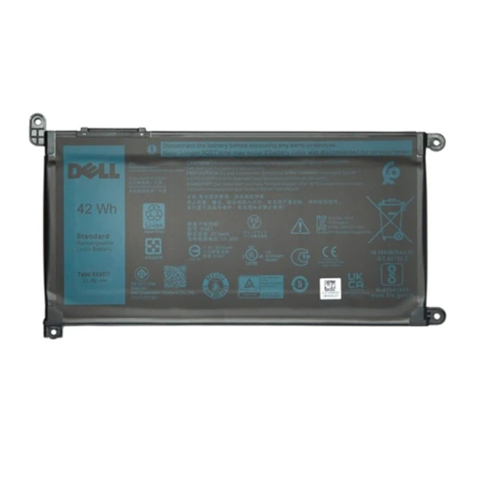 FY8XM Replacment Battery for Dell Chromebook/Latitude 14 3400 3-Cell (11.4V 42Wh) - Image 1