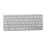 Laptop US Keyboard White Replacement for HP Chromebook 14 X013DX