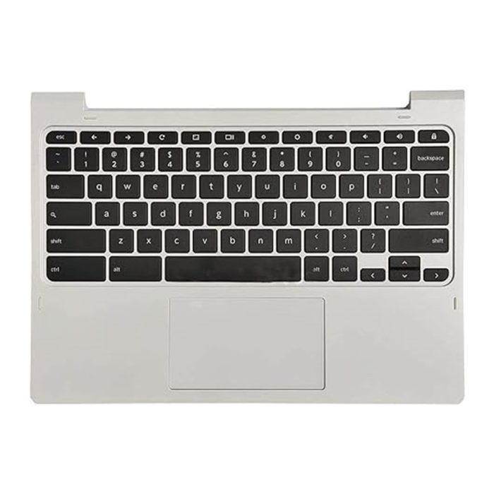 5CB0S72816 Lenovo Chromebook 11 C330 Palmrest Keyboard Touchpad Assembly White - Image 1