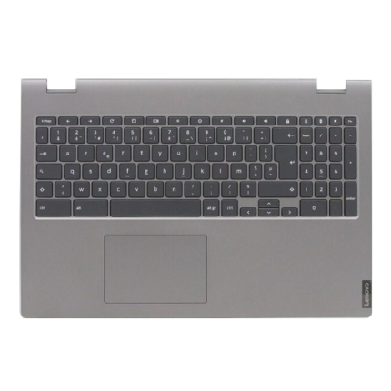 5CB0U43703 Lenovo Chromebook 15 C340 Palmrest w/Keyboard Touchpad Assembly Gray