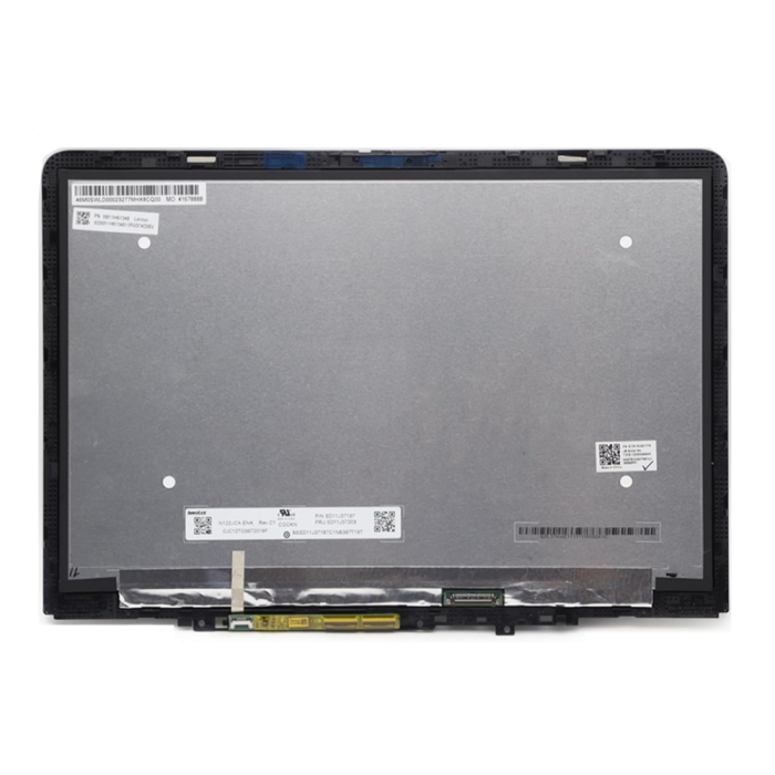 12.2" LCD Touchscreen Assembly w/Frame Board for Lenovo 500W Yoga Gen 4 Laptop EMR 5M11N59374 5M11N59375 5M11N59376 5M11N59377 5M11H61346 5M11H61348 5M11H61350 5M11H61352 5M11L17673 - Image 1