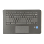 L12594-001 HP ChromeBook 14 G5 Palmrest w/Keyboard Touchpad Cable Black