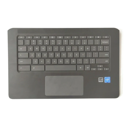 L12594-001 HP ChromeBook 14 G5 Palmrest w/Keyboard Touchpad Cable Black