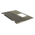 RD67W Dell Inspiron 7500 2-in-1 Palmrest w/Keyboard Backlit Assembly Black - Image 2