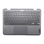 5M11Q54451 5M11Q54453 Lenovo 500e Chromebook Gen 4s Palmrest with French Keyboard Assembly Black