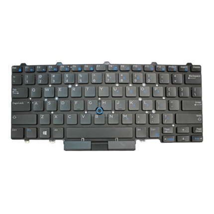 TRN4T Dell Latitude 7450 Ultralight Laptop Keyboard Black