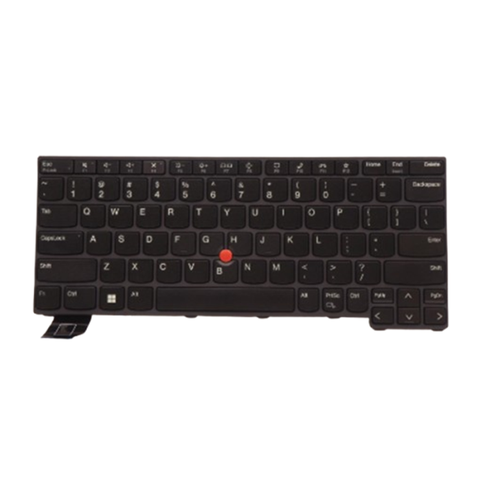 5N21H76942 Lenovo L13 Yoga Replacement Keyboard w/Pointstick Backlit Black - Image 2