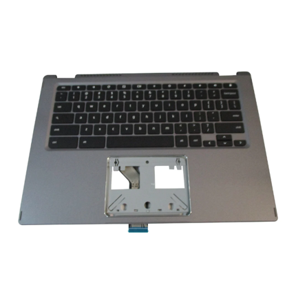 6B.A02N7.020 Acer Chromebook Spin CP514-1WH Palmrest w/ Keyboard Assembly Silver