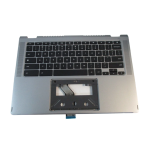 6B.KA2N7.001 Acer Chromebook Spin CP514-3H Palmrest Backlit Keyboard Assembly SIlver
