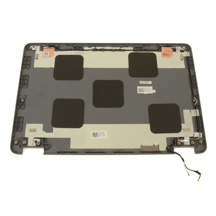 0P8795 UJ516 Dell Latitude 3120 2-in-1 w/ 2 Antenna LCD Back Cover Lid Gray - Image 2