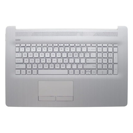L92787-001 HP 17-BY2053CL Palmrest Touchpad with Backlight Keyboard Assembly Silver 103 Keys