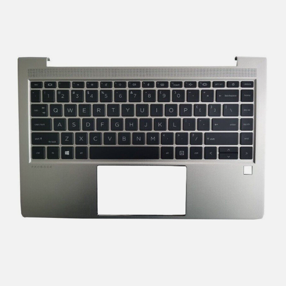M21670-061 M21670-061 HP Probook 640 G8 Palmrest Top Cover Keyboard Assembly Silver - Image 1