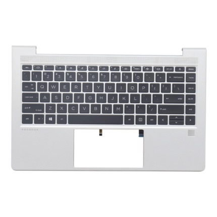 M48792-001 New HP Probook 640 G8 Laptop Palmrest Keyboard Assembly Silver