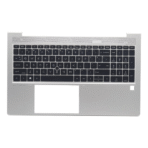 M07492-031 M07493-031 HP EliteBook 850 G7 UK Keyboard Palmrest Upper Case Silver