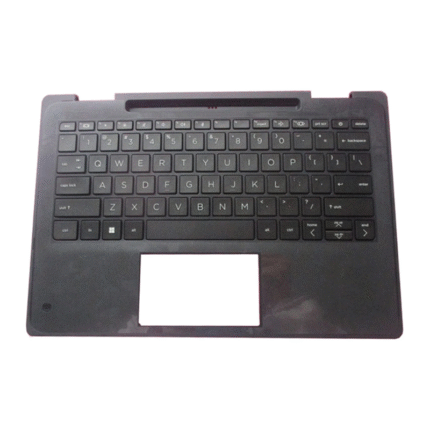 N00452-001 HP Pro x360 Fortis 11 inch G9 Black Top Cover Laptop PalmRest with keyboard Assembly