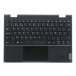 5CB0T77516 EAN 5056570038726 Palmrest Keyboard Top Cover Belgian Black For Lenovo Notebook 100e 2nd