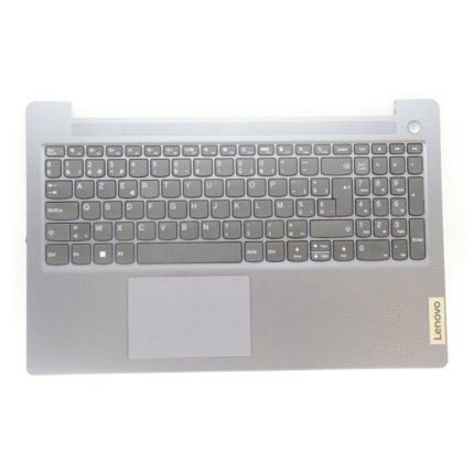 Lenovo Ideapad Slim 3 15.6" 15AMN8 Palmrest w/ Touchpad&Non-Backlit Keyboard AZERTY BE Silver 5CB1L27552